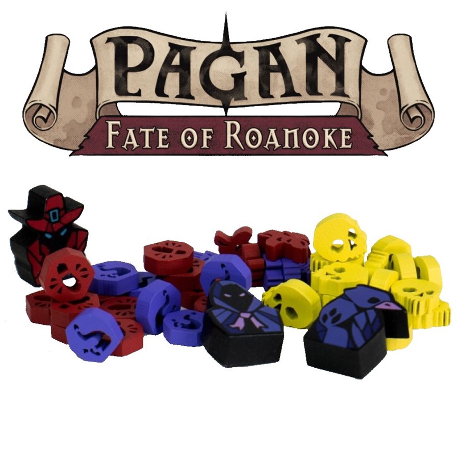 Pagan: Fate of Roanoke - Wooden Token Kit – Board Game Bliss