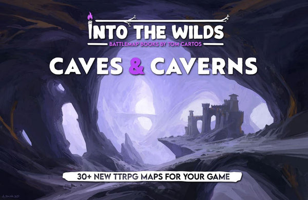 Into the Wilds Battlemap Books - Caves & Caverns *PRE-ORDER*