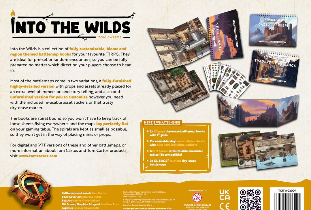 Into the Wilds Battlemap Books - Volume 3