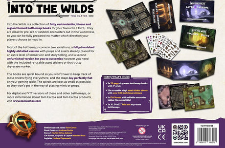 Into the Wilds Battlemap Books - Volume 2