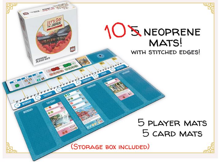 Let's Go! To Japan: Neoprene Playmats