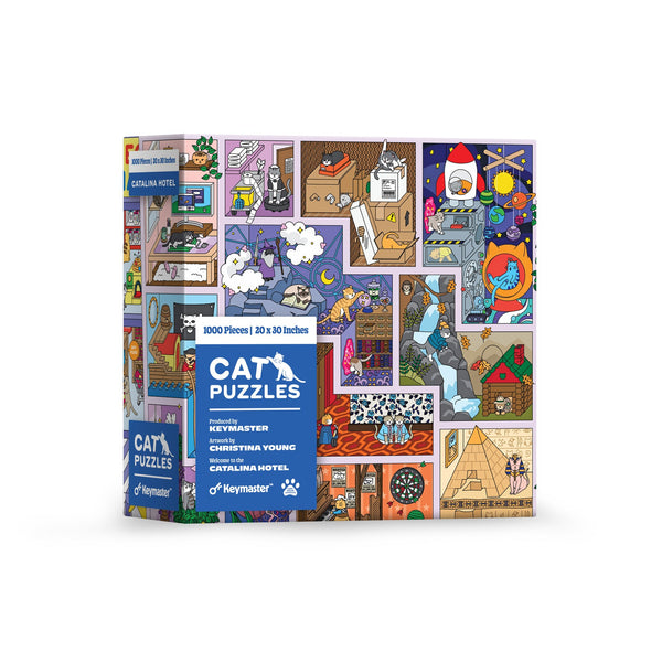 Cat Puzzle - Catalina Hotel (1000 Pieces)