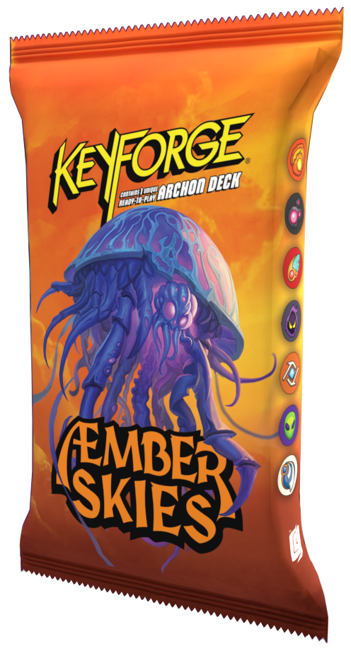 KeyForge: Æmber Skies – Store Personalized Deck - BoardGameBliss