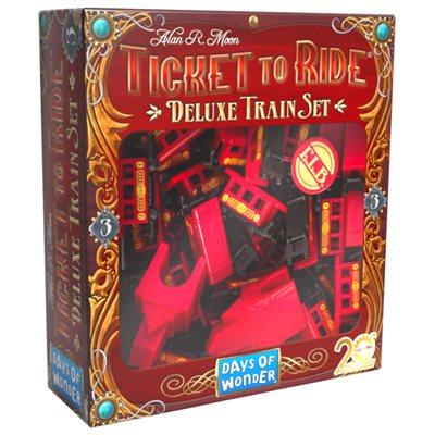Ticket to Ride: 20th Anniversary Edition Deluxe Train Sets (The Red Passenger Car)