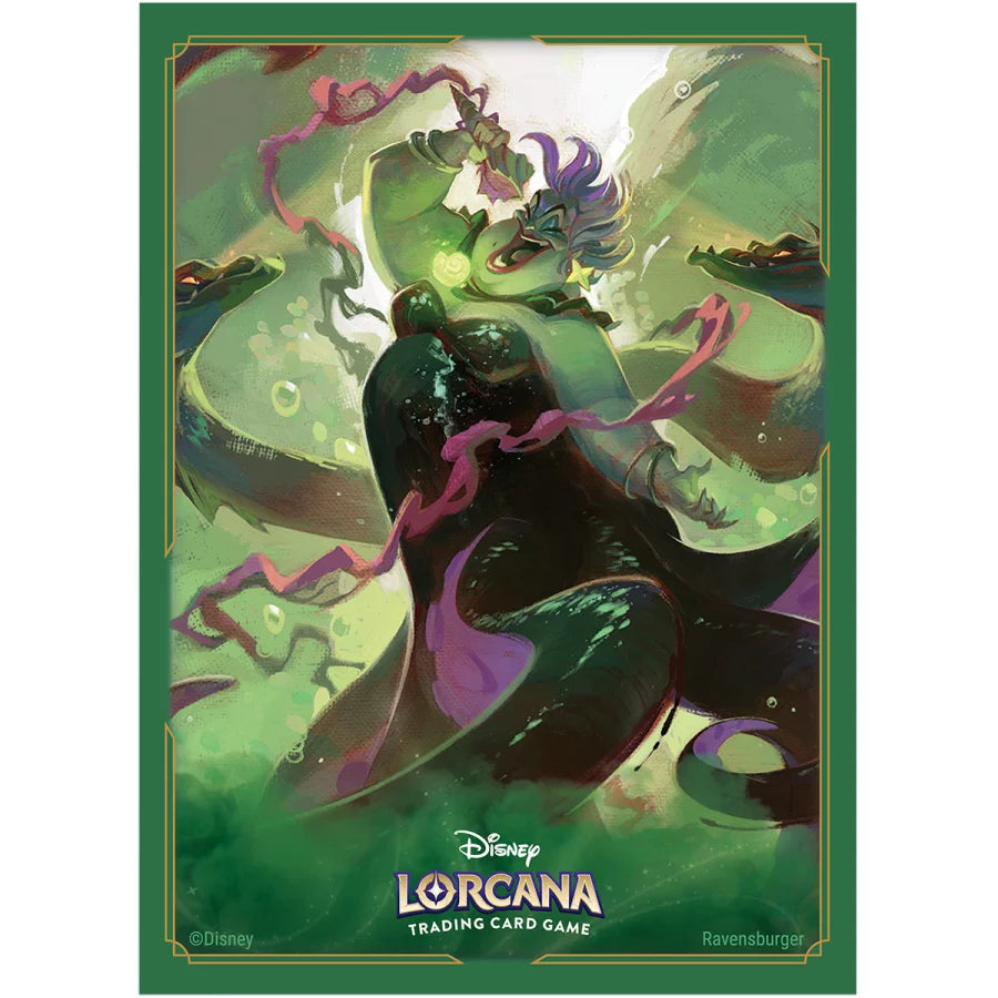 Disney Lorcana Set 7 - Archazia’s Island - Card Sleeves (Ursula) (65ct)