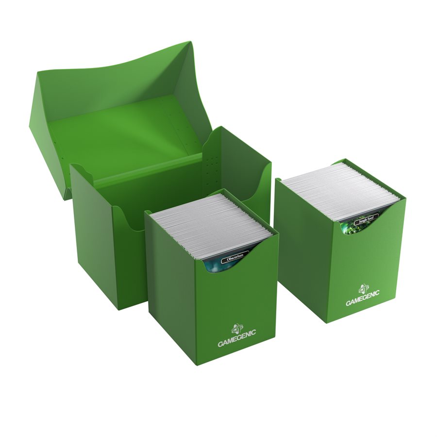 Gamegenic: Double Deck Holder - 200+ XL: Green (200ct)