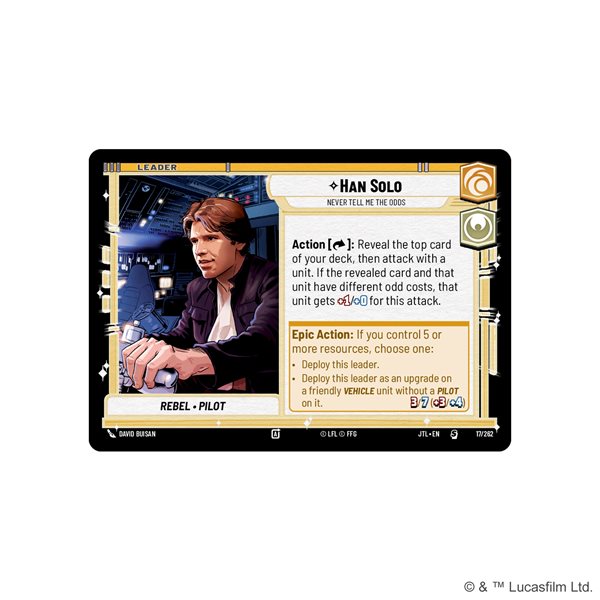 Star Wars: Unlimited:Jump to Lightspeed Spotlight Deck - Han Solo