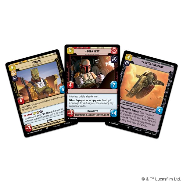 Star Wars: Unlimited:Jump to Lightspeed Spotlight Deck - Boba Fett