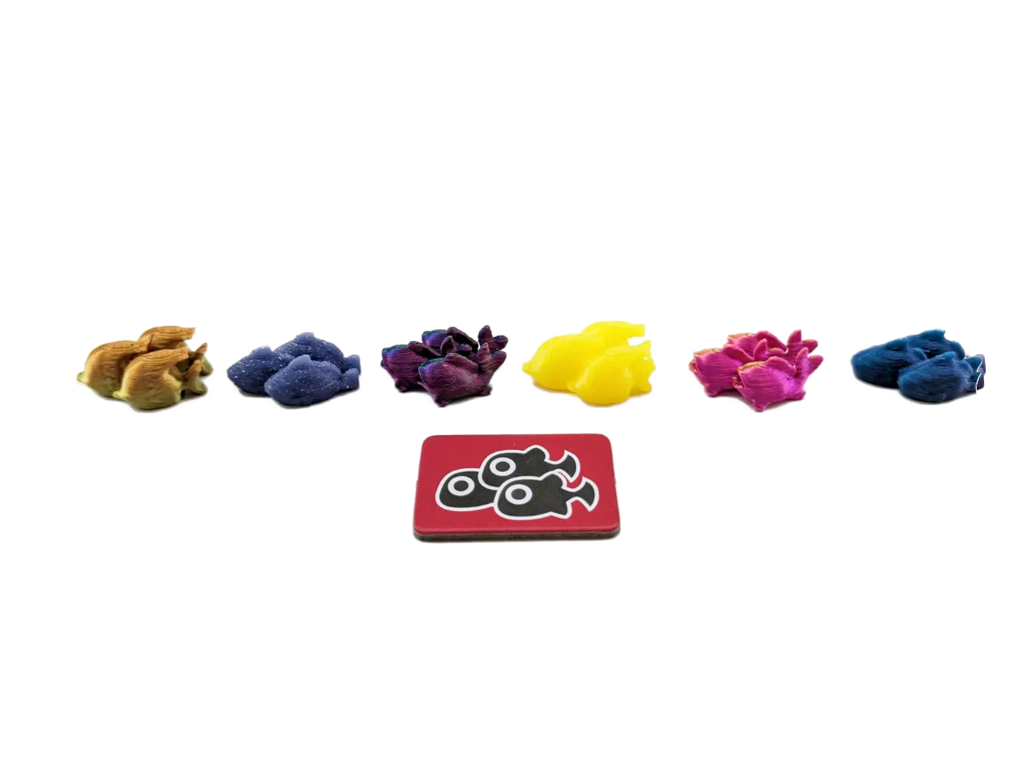 Top Shelf Gamer - Fish Tokens Bundle compatible with Finspan™ (Set of 110)