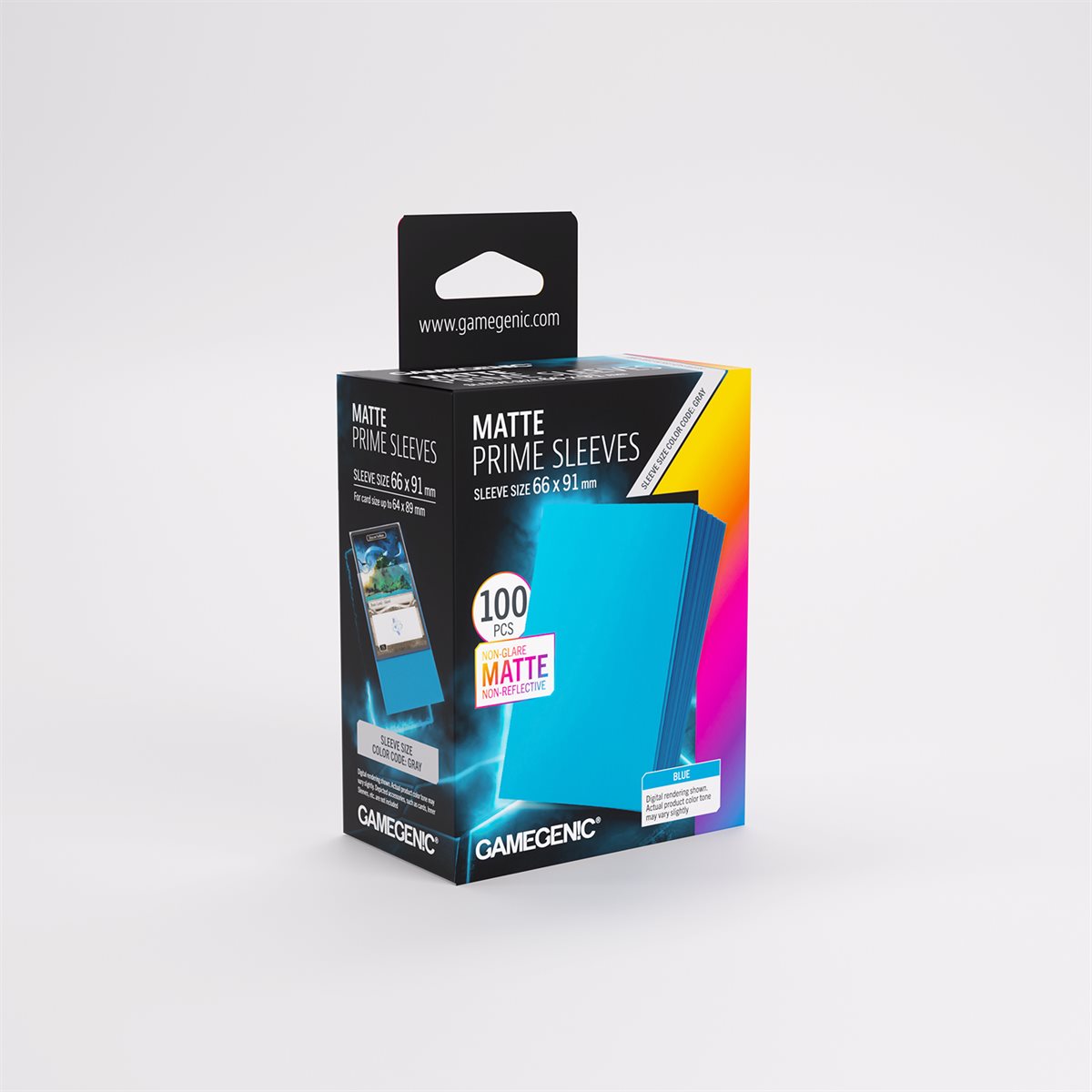 Gamegenic - Matte Prime Sleeves - Blue (100ct) (Repackaging)