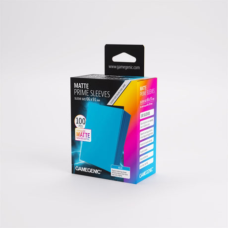 Gamegenic - Matte Prime Sleeves - Blue (100ct) (Repackaging)