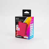 Gamegenic - Matte Prime Sleeves: Red (100ct) (Repackaging)