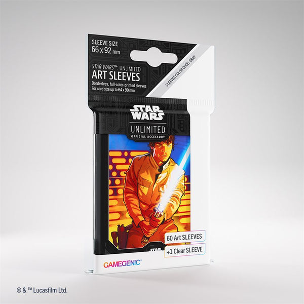 Gamegenic - Star Wars: Unlimited Art Sleeves: Luke Skywalker (60ct)