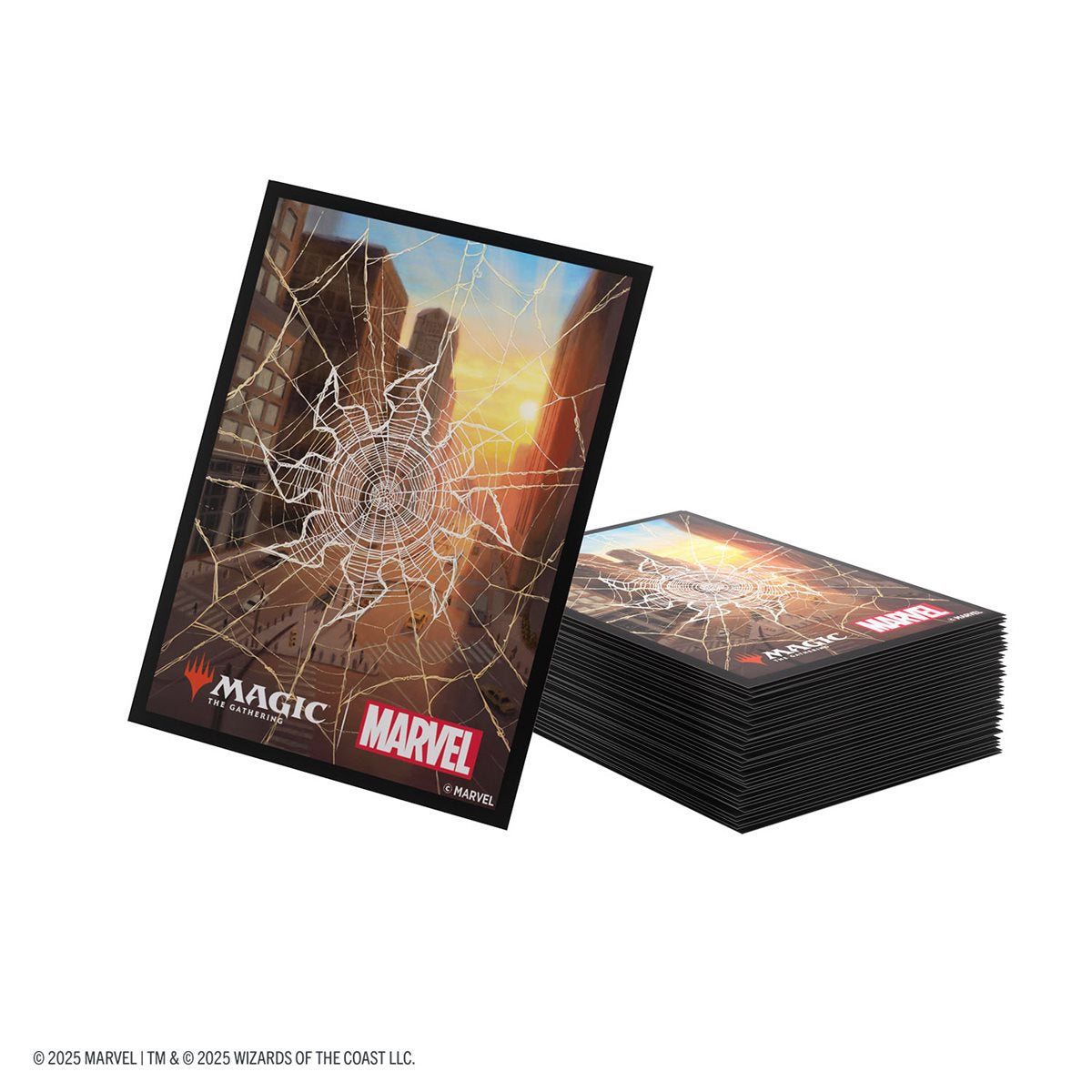 Gamegenic - Magic: The Gathering: Marvel's Spider-Man Premium Art Sleeves (105ct): Spider-Man Plains