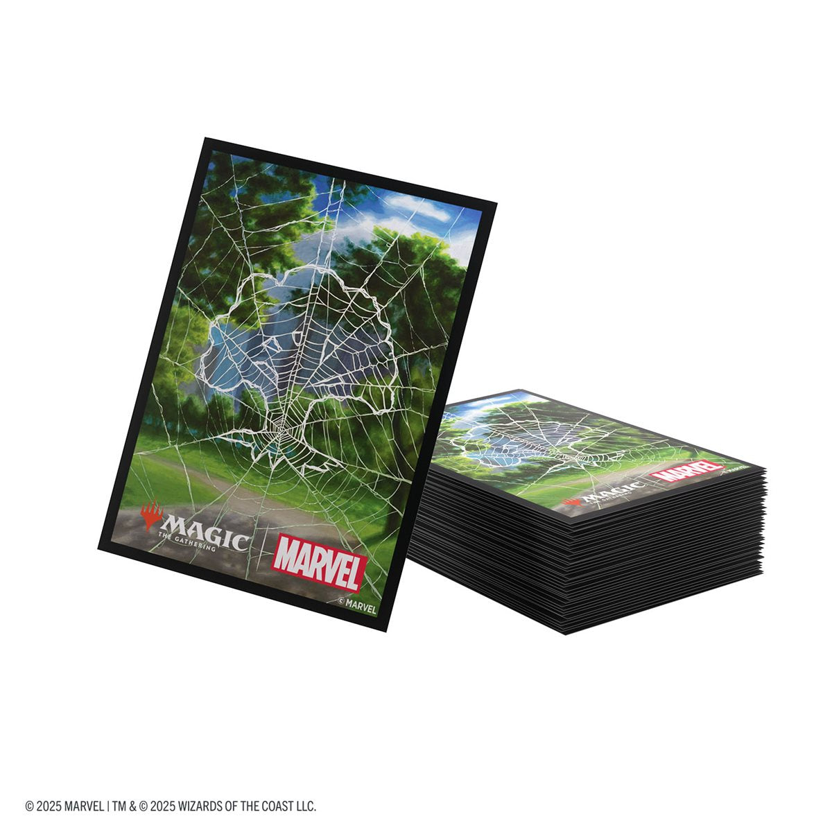 Gamegenic - Magic: The Gathering: Marvel's Spider-Man Premium Art Sleeves (105ct): Spider-Man Forest