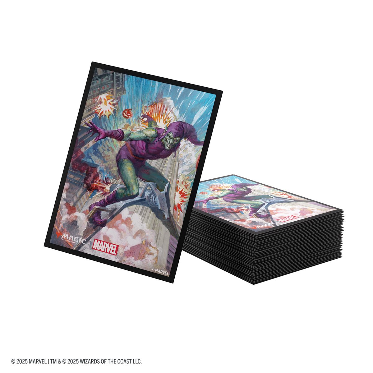 Gamegenic - Magic: The Gathering: Marvel's Spider-Man Premium Art Sleeves (105ct): Green Goblin