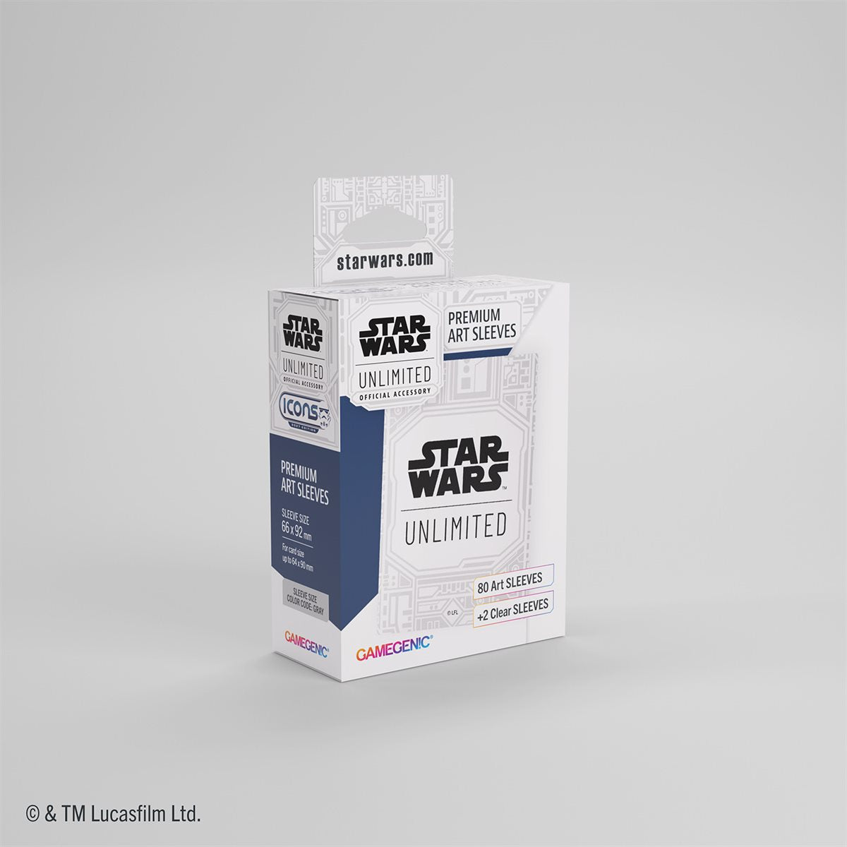Gamegenic: Star Wars: Premium Art Sleeves: Unlimited Pattern White *PRE-ORDER*