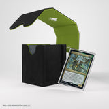 Gamegenic - Deck Box - Magic: The Gathering-Secrets of Strixhaven: Squire Plus XL (100ct): Black / Green