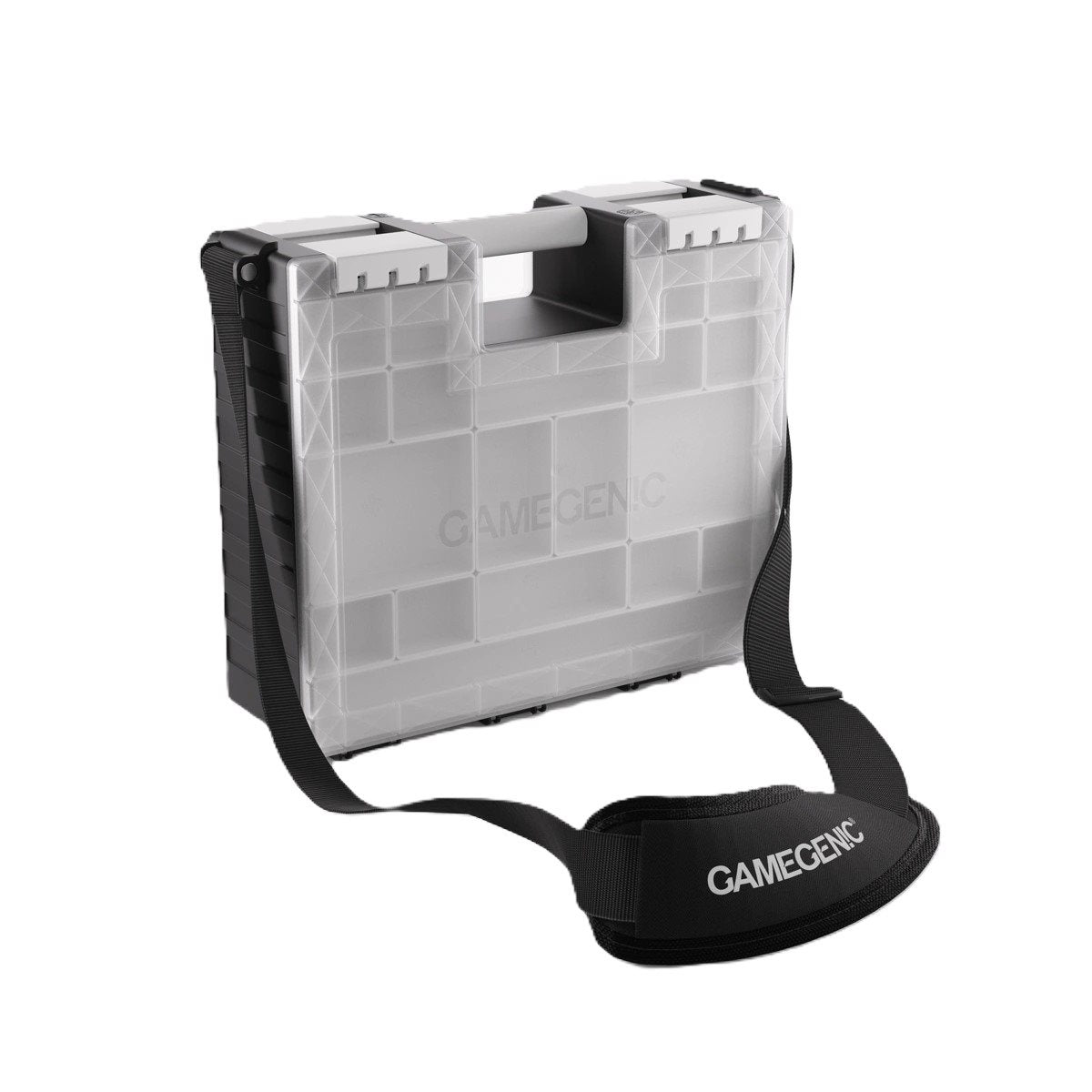 Gamegenic:Game Castle Storage - Black/White/Clear