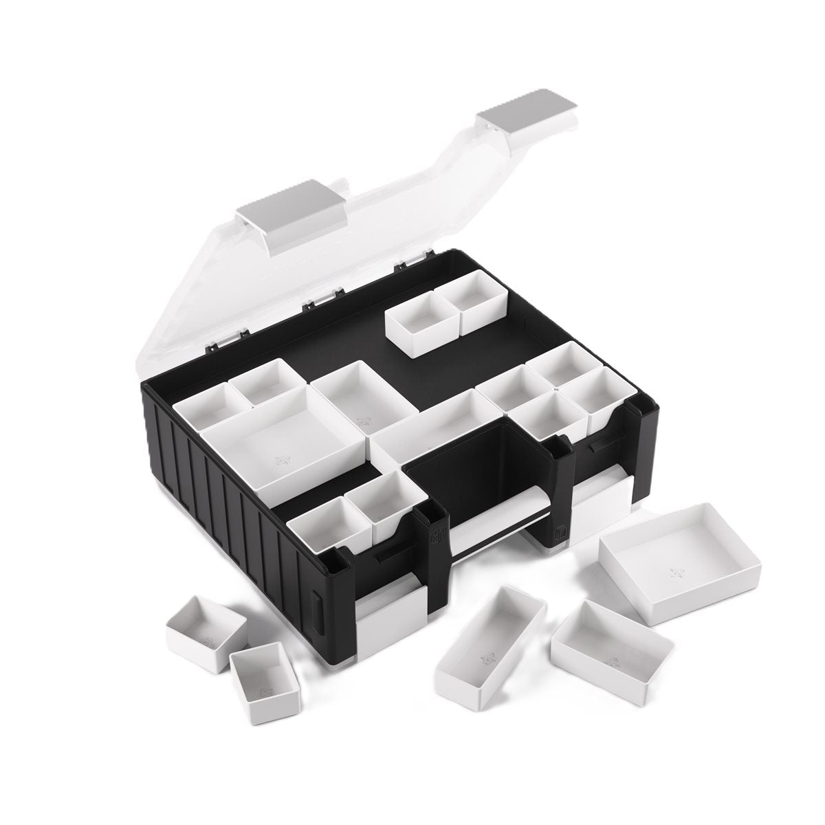 Gamegenic:Game Castle Storage - Black/White/Clear