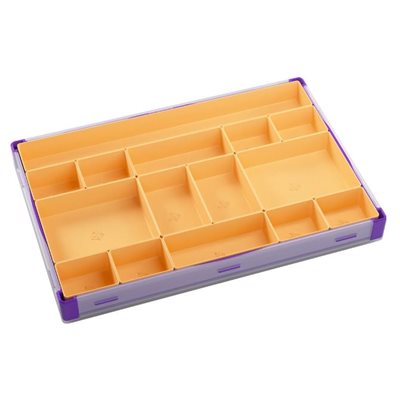Gamegenic:  TokenSilo XL: Purple / Orange