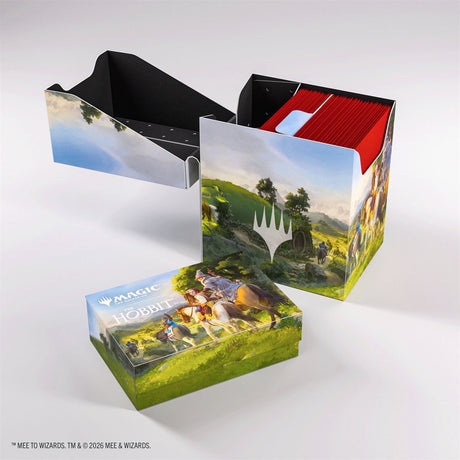 Gamegenic - MTG - The Hobbit - Soft Crate Deck Box (80ct) - Leaving Hobbiton / Troop of Ponies