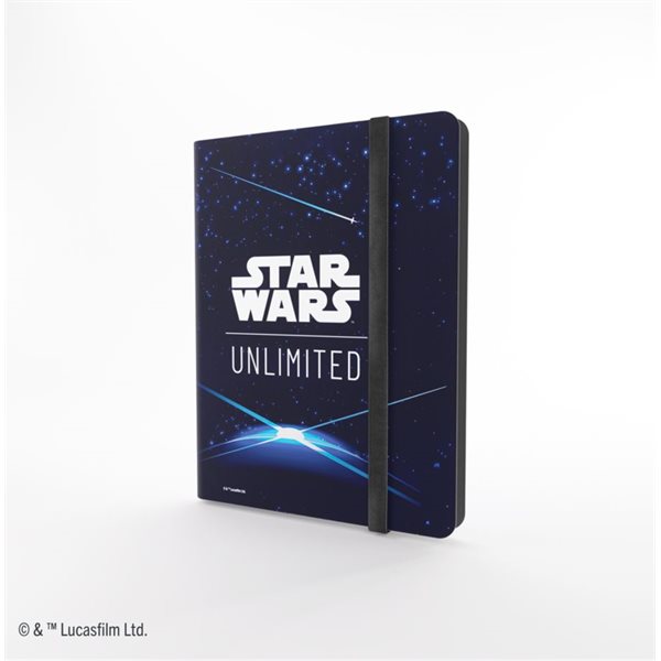 Gamegenic: Star Wars - Unlimited 18 Pocket Album: Card Back Blue