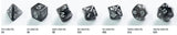 Gamegenic: Galaxy Series: Moon Dice Set (7pcs)