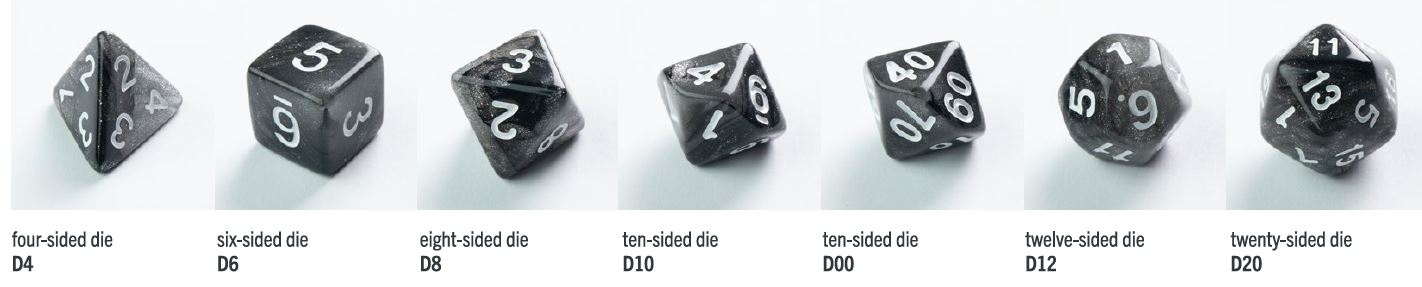 Gamegenic: Galaxy Series: Moon Dice Set (7pcs)