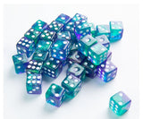 Gamegenic: Galaxy Series 12mm d6 Set of 36: Neptune