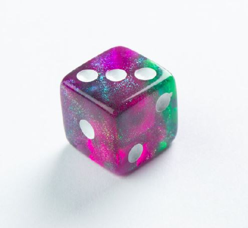 Gamegenic: Galaxy Series 12mm d6 Set of 36: Aurora