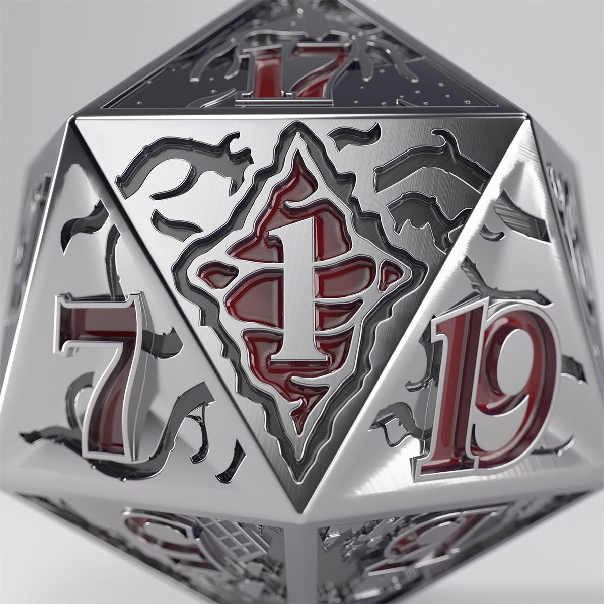 Gamegenic: Stranger Things - Hellfire Club Premium Metal D20 Die