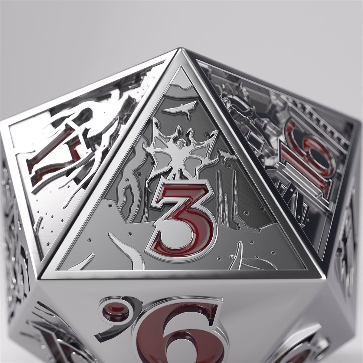 Gamegenic: Stranger Things - Hellfire Club Premium Metal D20 Die