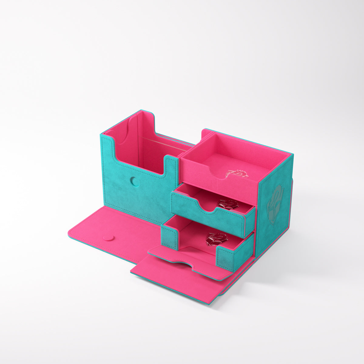 Gamegenic: Deck Box - The Academic 133+ XL Teal/Pink