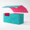 Gamegenic: Deck Box - The Academic 133+ XL Teal/Pink