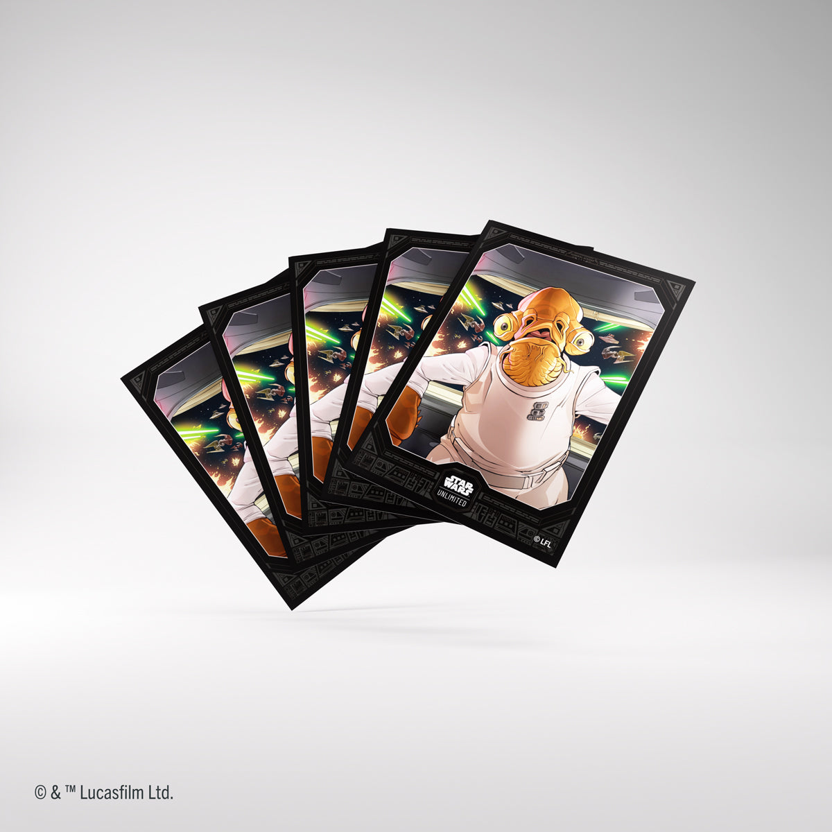 Gamegenic: Star Wars: Unlimited Art Sleeves: Admiral Ackbar (60ct)