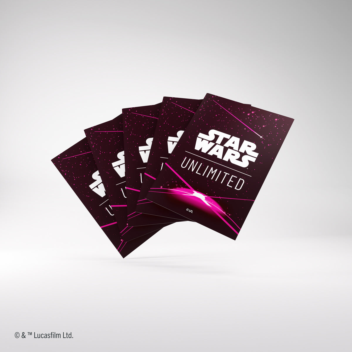 Gamegenic: Star Wars: Unlimited Art Sleeves: Card Back Magenta (60ct)