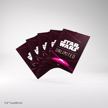 Gamegenic: Star Wars: Unlimited Art Sleeves: Card Back Magenta (60ct)