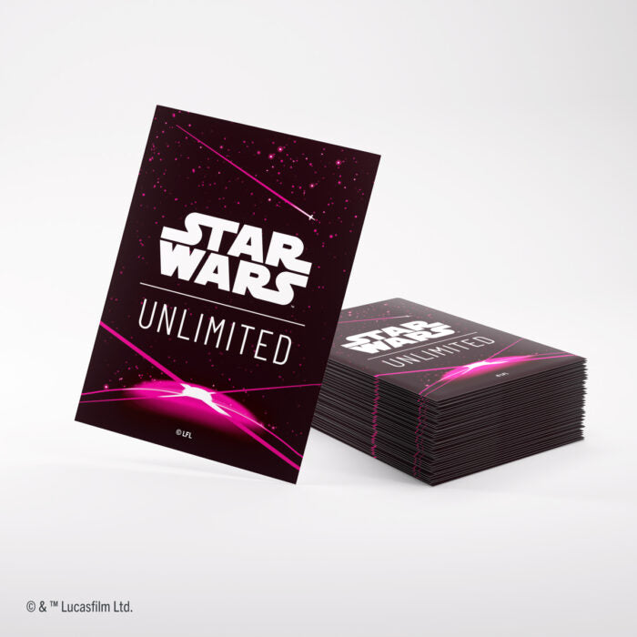 Gamegenic: Star Wars: Unlimited Art Sleeves: Card Back Magenta (60ct)