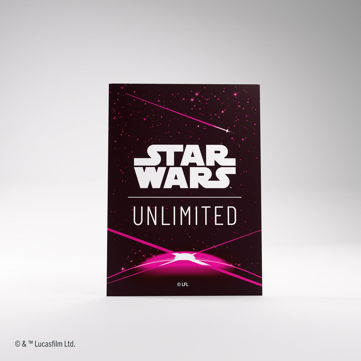 Gamegenic: Star Wars: Unlimited Art Sleeves: Card Back Magenta (60ct)