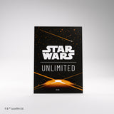 Gamegenic: Star Wars: Unlimited Art Sleeves: Card Back Orange (60ct)