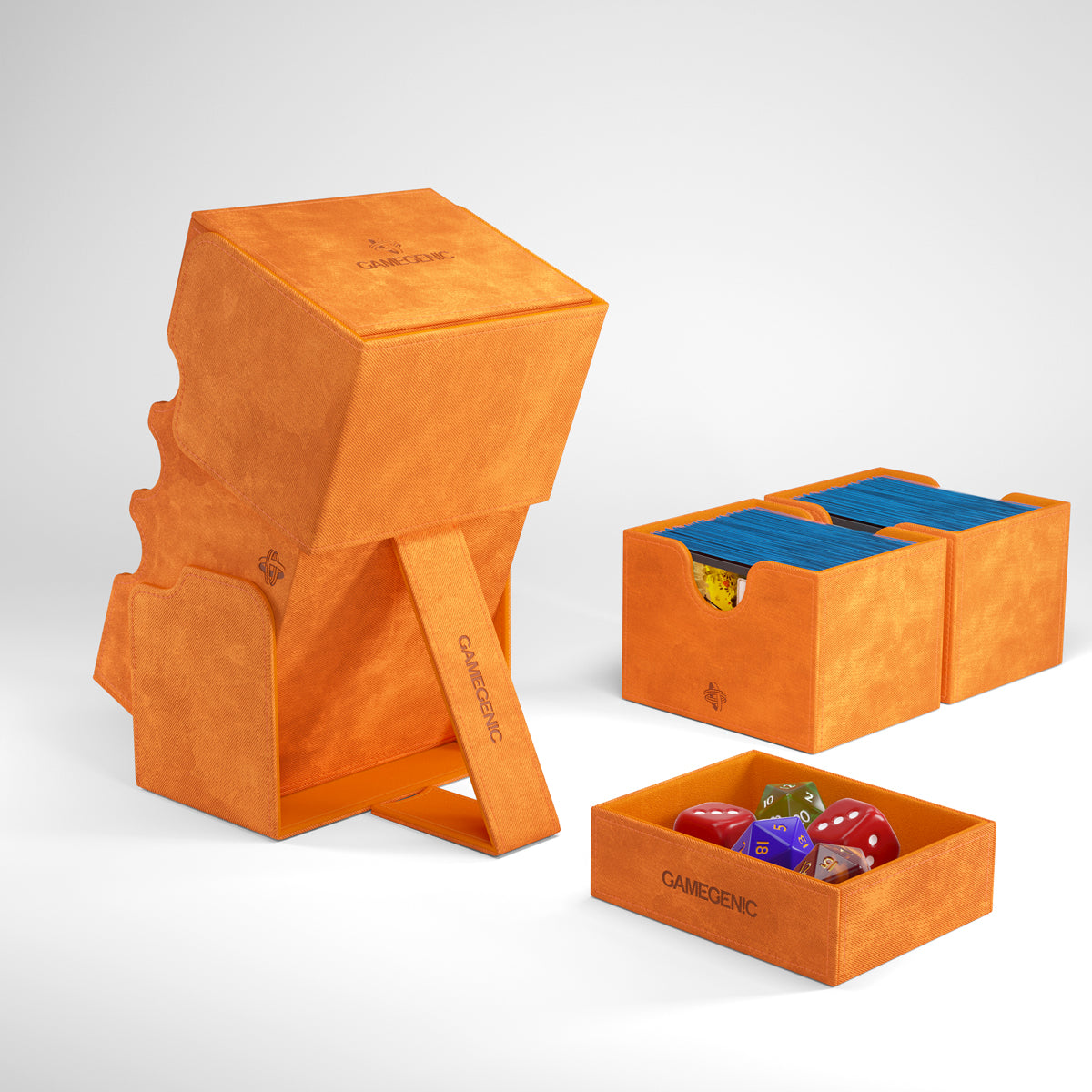 Gamegenic: Stronghold XL Convertible Deck Box Exclusive Edition - Orange (200ct)