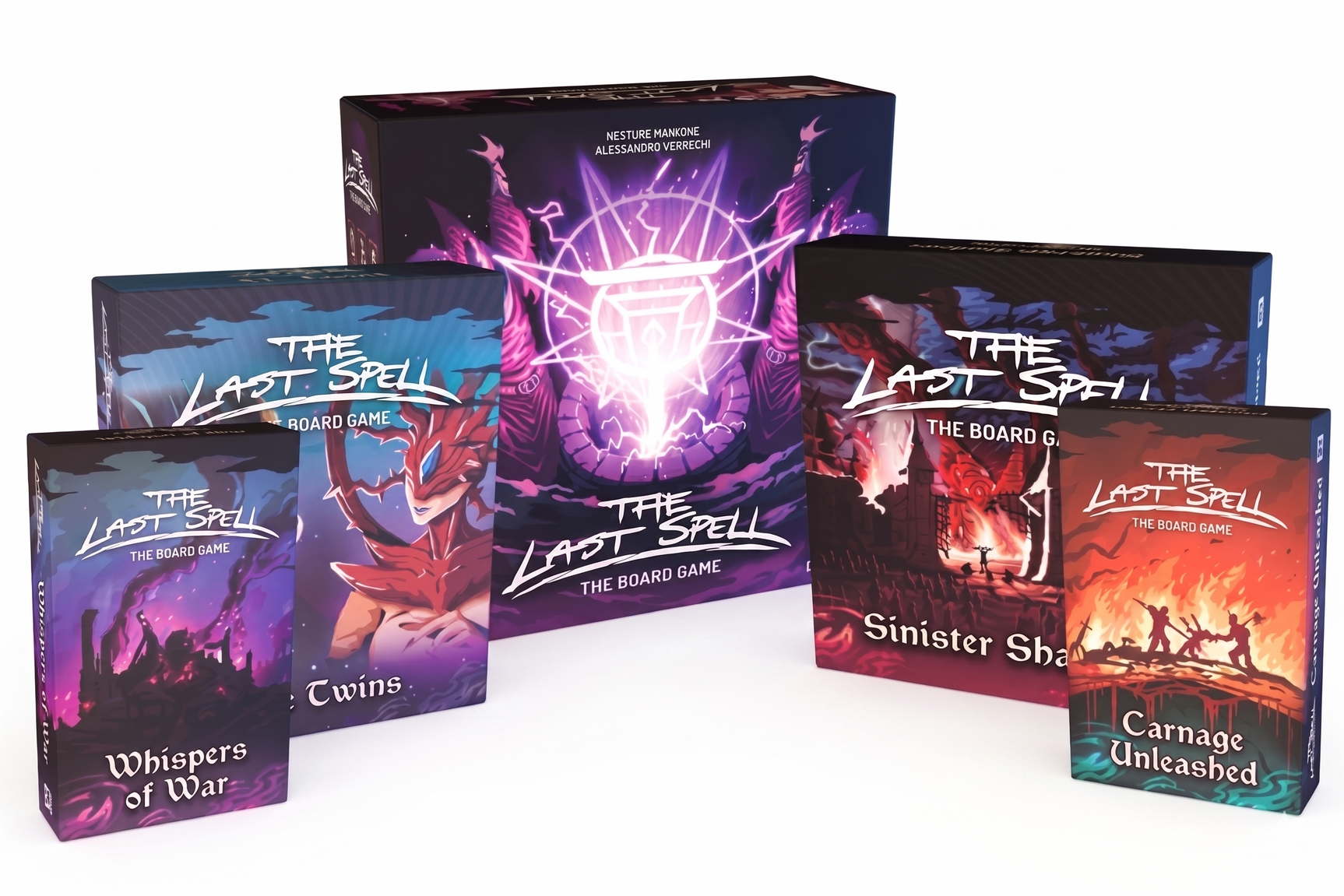 The Last Spell: The Board Game (Kickstarter Apocalypse Pledge Bundle) (Box Damage)