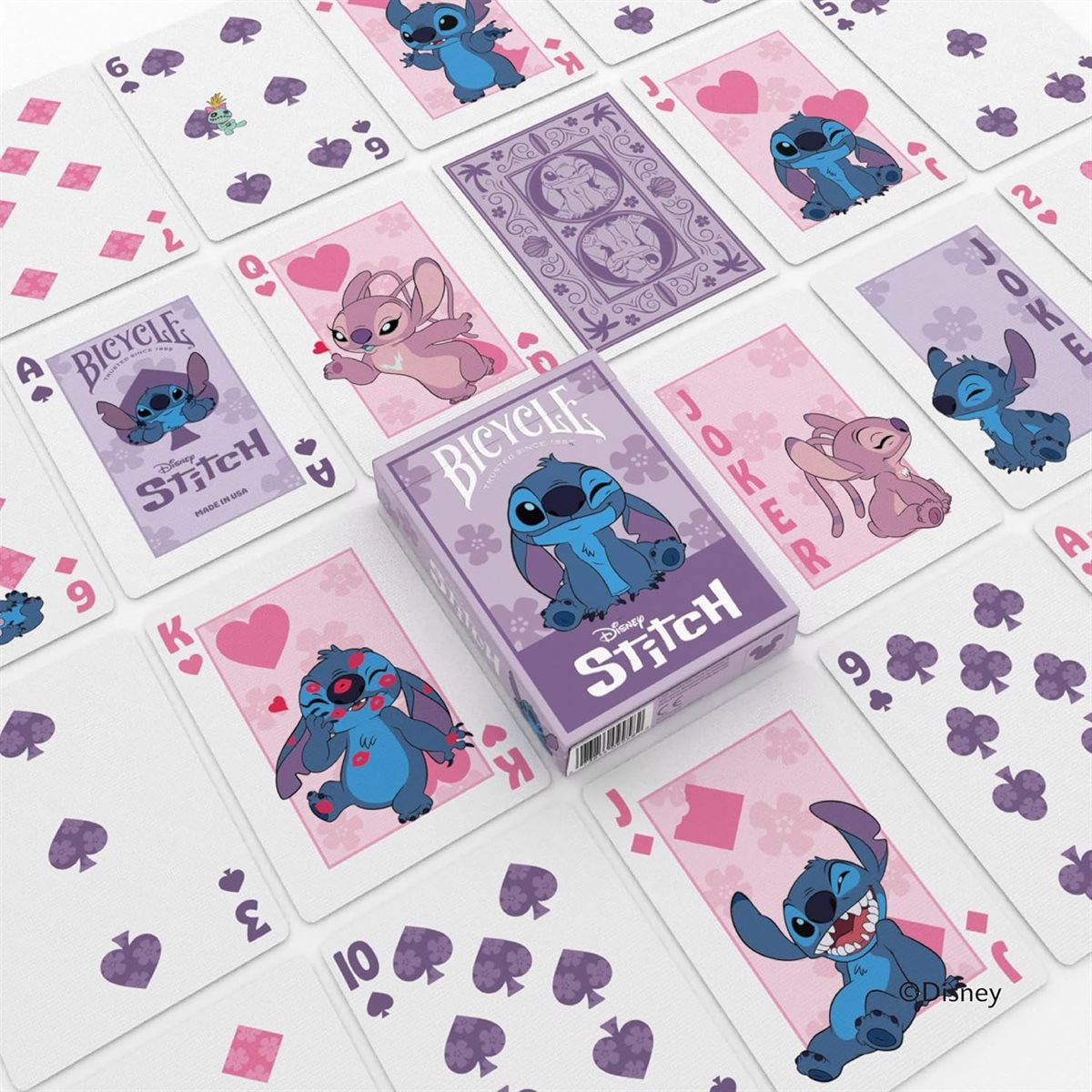 Bicycle Playing Cards - Disney: Stitch Purple