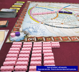 Top Shelf Gamer - 3D Printed Train Set - Light Pink (set of 51)