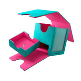 Gamegenic: Sidekick Pro XL Deck Box - Teal / Pink (100ct)