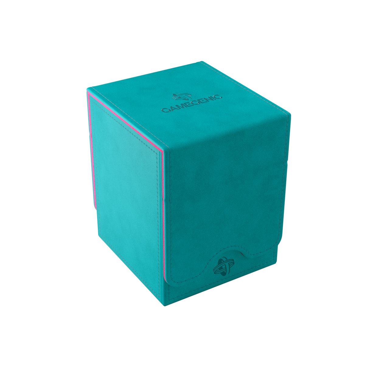 Gamegenic: Squire Plus XL Deck Box - Teal / Pink (100ct)
