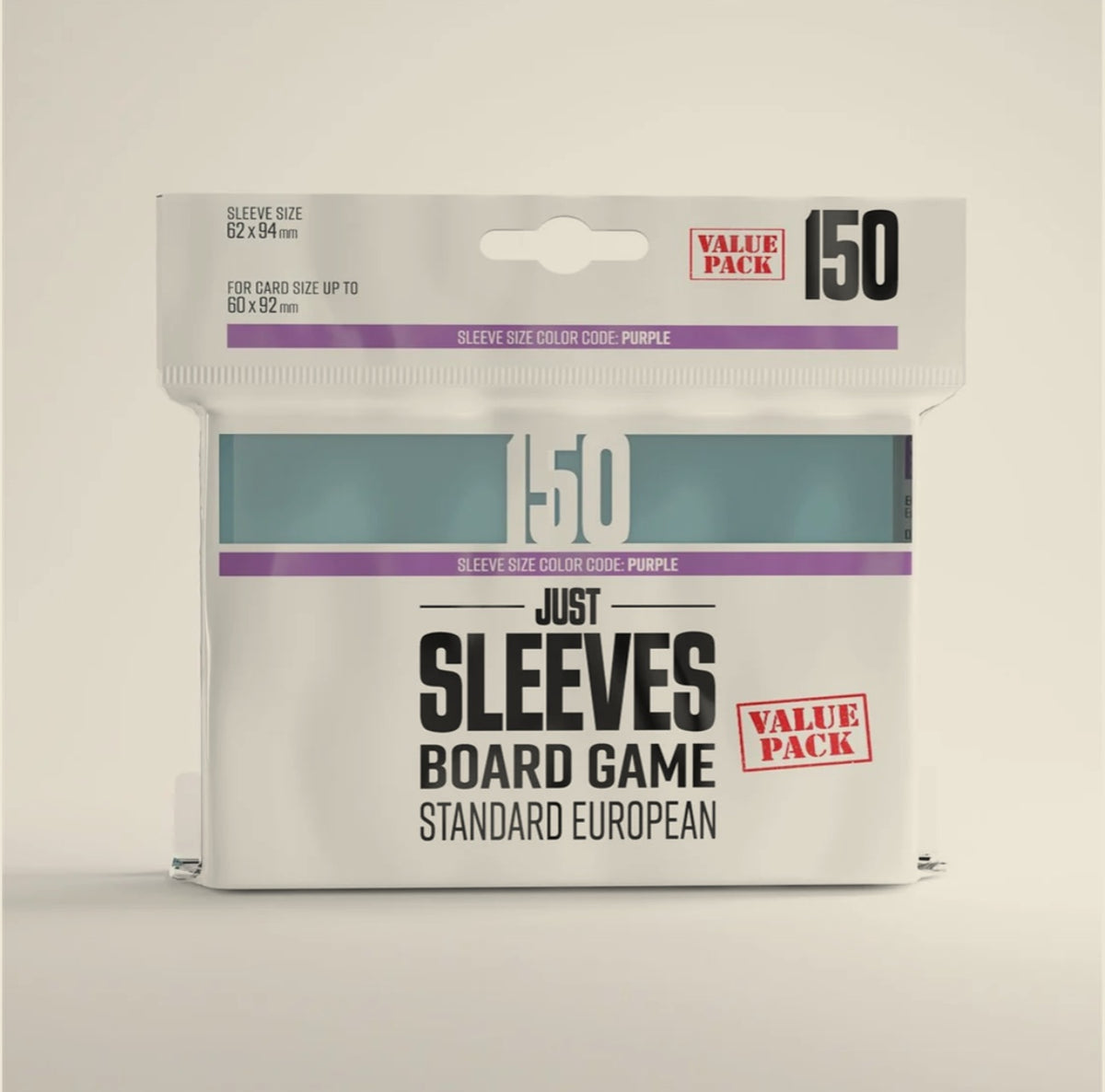 Just Sleeves: Standard European Value Pack (150ct)