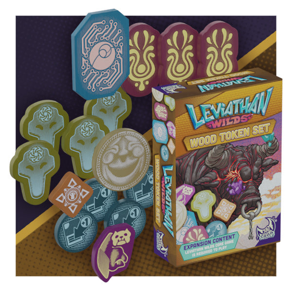 Leviathan Wilds: Wood Token Set