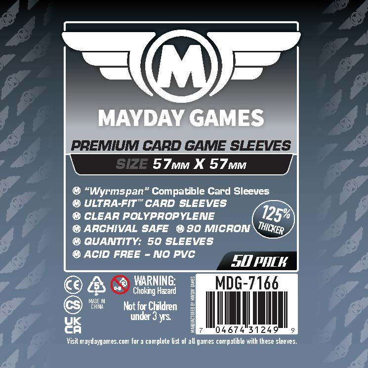 Mayday - Wyrmspan Compatible Sleeves (57 x 57 MM) (Standard 7165)